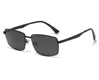 Black Rectangle Prescription Sunglasses #8111