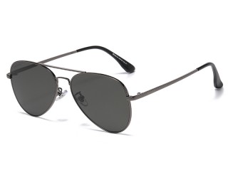 Silver Aviator Prescription Sunglasses #8122