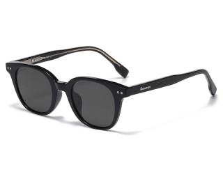 Black Oval Prescription Sunglasses #8129